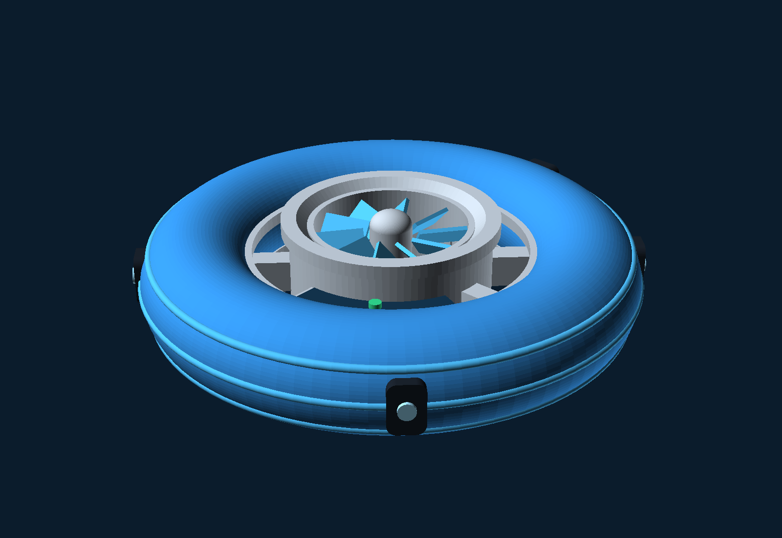 CAD render of the O-Seal torus device